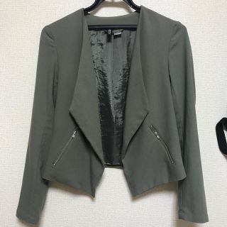 エイチアンドエム(H&M)のジャケット(ノーカラージャケット)