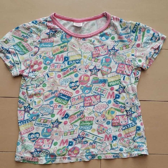 mezzo piano(メゾピアノ)のメゾピアノ mezzo piano Tシャツ 130㎝ キッズ/ベビー/マタニティのキッズ服女の子用(90cm~)(Tシャツ/カットソー)の商品写真