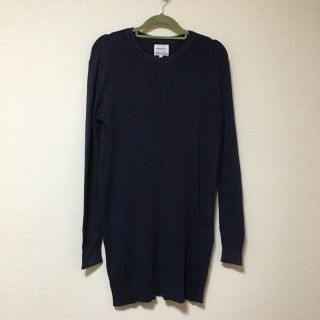 トゥデイフル(TODAYFUL)の美品♡todayful人気♡ストーンウォッシュリブニットワンピース(ひざ丈ワンピース)