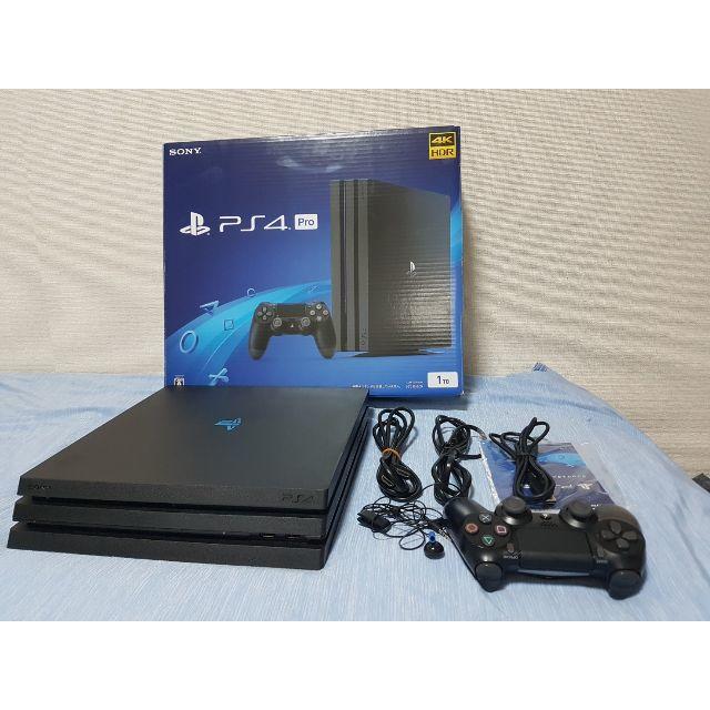 PS4 PRO(最新型番） 1TB CUH-7200B B01 美品！ 安い取扱店 エンタメ