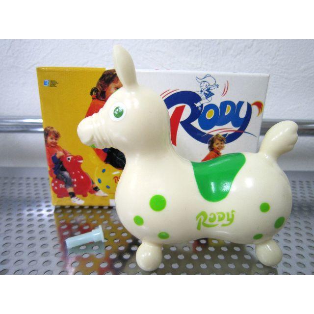 Rody(ロディ)のRODY リアルミニロディ 限定カラー ホワイト×グリーン ノンフタル酸 エンタメ/ホビーのおもちゃ/ぬいぐるみ(キャラクターグッズ)の商品写真