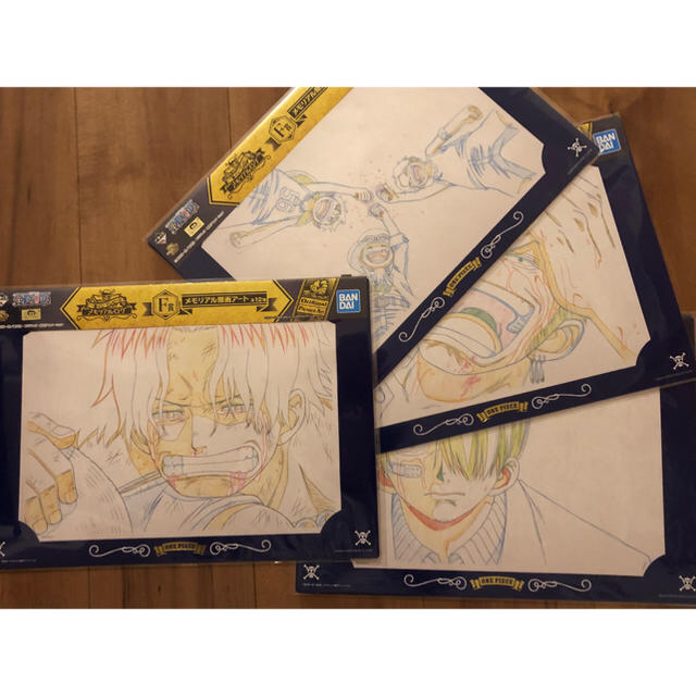 【値下げ】ワンピース メモリアル原画アート エース ゾロ サンジ ルフィ サボ | フリマアプリ ラクマ