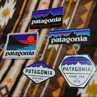 パタゴニア(patagonia)のpatagoniaステッカー5枚セットパタゴニア山岳アウトドアシール(その他)