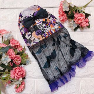 ［Mサイズ］ハロウィン ドレス♡ハンドメイド.24(犬)