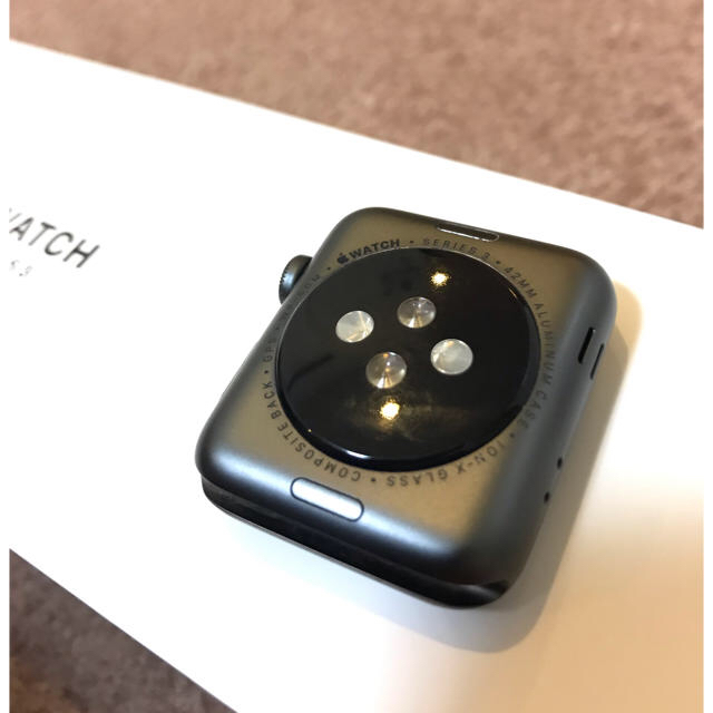 Apple Watch(アップルウォッチ)の美品☆Apple Watch Series 3 (GPS)42mmスペースグレイ メンズの時計(腕時計(デジタル))の商品写真