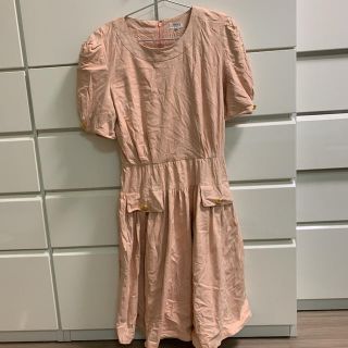 フォクシー(FOXEY)のワンピース foxey boutique  ピンク(ミニワンピース)