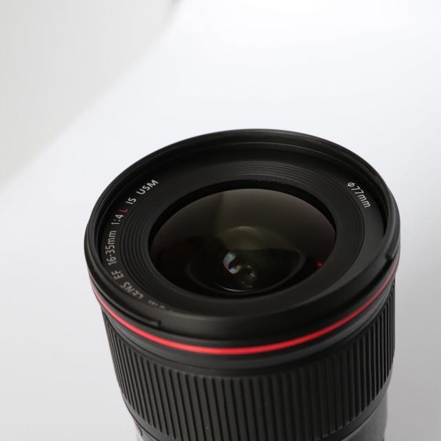 Canon(キヤノン)の美品 Canon EF16-35mm F4L IS USM スマホ/家電/カメラのカメラ(レンズ(ズーム))の商品写真