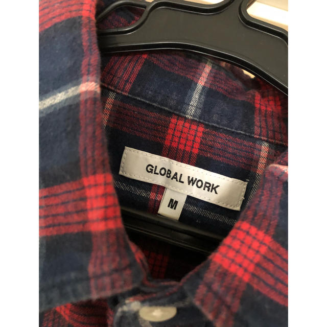 GLOBAL WORK(グローバルワーク)のチェックシャツ ネイビー global work メンズのトップス(シャツ)の商品写真