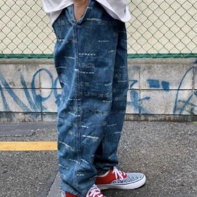 Supreme Dimensions Logo Denim Skate Pant-