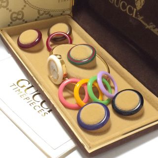 グッチ(Gucci)の3.美品 グッチ GUCCI 時計 チェンジベゼル(腕時計)