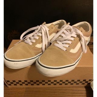 ヴァンズ(VANS)のオールドスクール ベージュ mero様専用(スニーカー)