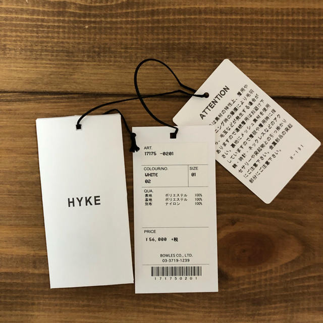 HYKE サイズ01の通販 by モッピー's shop｜ハイクならラクマ - HYKE ボアコート 新品限定品