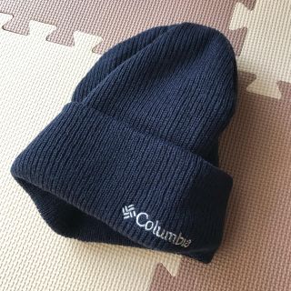 コロンビア(Columbia)のコロンビア Columbia ニット帽 ネイビー 紺色 紺 帽子(ニット帽/ビーニー)