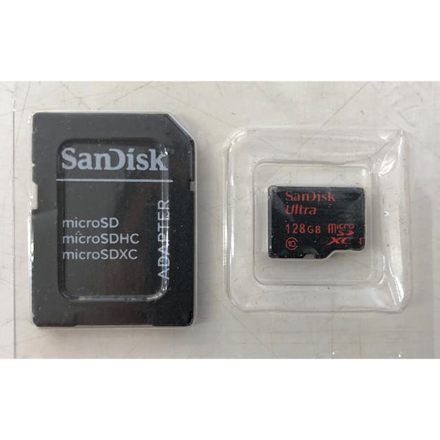 SanDisk(サンディスク)の送料無料☆SanDisk microSDXCカードClass10 128GB スマホ/家電/カメラのPC/タブレット(PC周辺機器)の商品写真