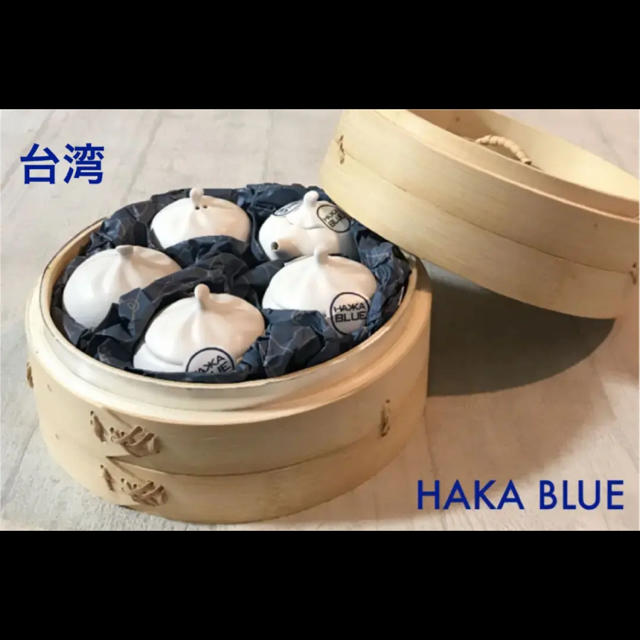 ☆ 台湾好物ーー台客藍Hakka-blue 小籠包調味料容器セット インテリア/住まい/日用品のキッチン/食器(食器)の商品写真