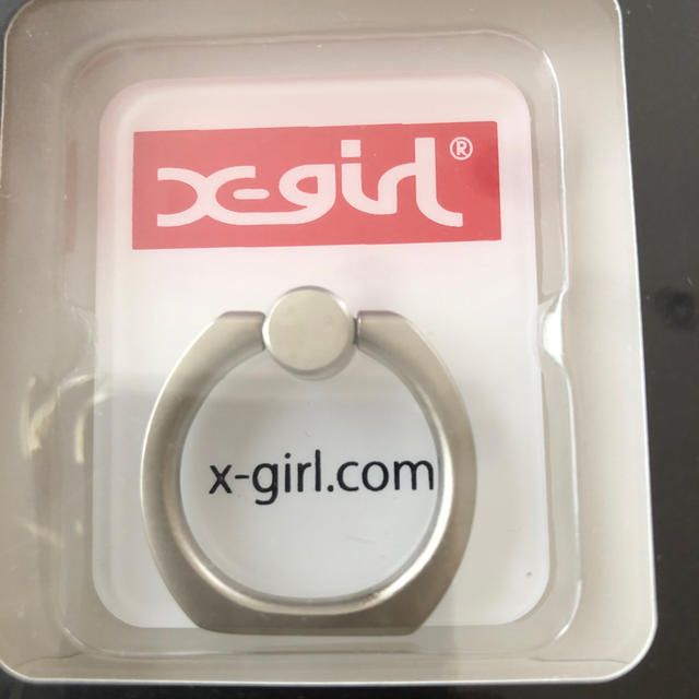 X-girl(エックスガール)の新品  X-girl エックスガール スマホリング バンカーリング b スマホ/家電/カメラのスマホアクセサリー(その他)の商品写真