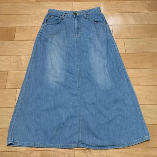 リー(Lee)のLee ロングデニムスカート size XS e31(ロングスカート)