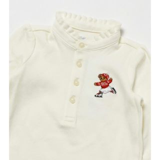 ラルフローレン(Ralph Lauren)の新品★9M(75)ラルフローレンポロベアロンパース(ロンパース)