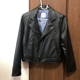 ビームス(BEAMS)のBEAMS(ビームス)ライダースジャケット レディース  新品未使用(ライダースジャケット)