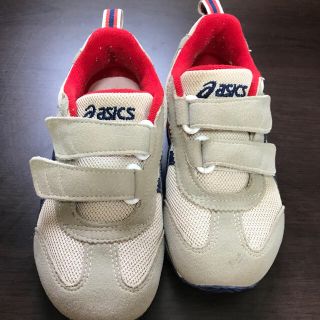 アシックス(asics)のお値下げ】asics キッズシューズ 17.5㎝ ベージュ(スニーカー)