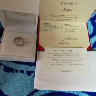 カルティエ(Cartier)のカルティエ2Cリングホワイトゴールド(リング(指輪))