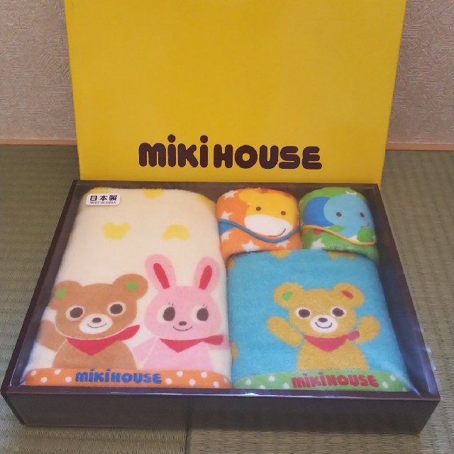 mikihouse(ミキハウス)のミキハウス  タオルセット キッズ/ベビー/マタニティのキッズ/ベビー/マタニティ その他(その他)の商品写真