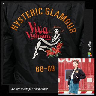 ヒステリックグラマー(HYSTERIC GLAMOUR)のヒステリックグラマー ma-1  ブルゾン(ブルゾン)