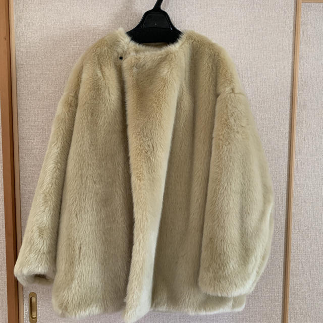 hyke フェイクファーリバーシブル ショートコート 2019/AW | www