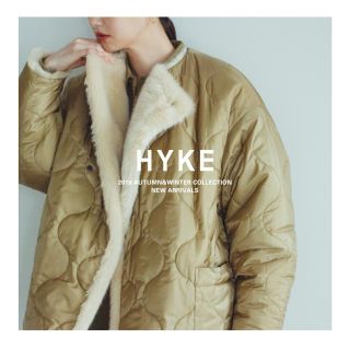 HYKE FAUX SHEARLING JACKET リバーシブル ジャケット