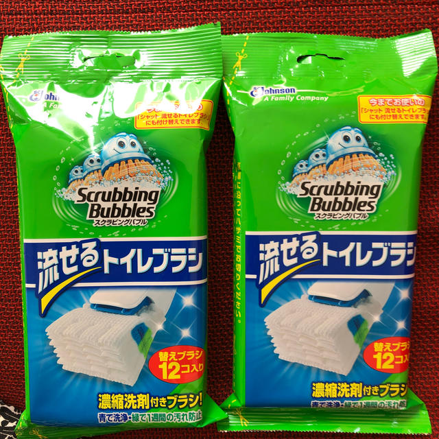 Johnson's(ジョンソン)のスクラビングバブル 流せるトイレブラシ その他のその他(その他)の商品写真