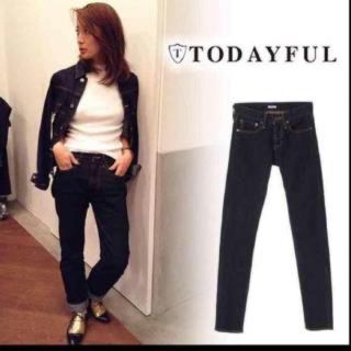 トゥデイフル(TODAYFUL)のTODAYFUL CARRY'S DENIM size24  J08(スキニーパンツ)