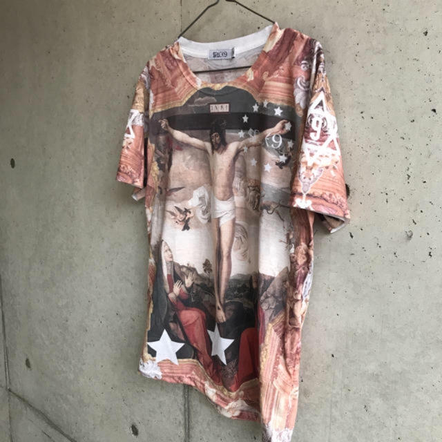 spack9 キリスト柄 Tシャツ メンズのトップス(Tシャツ/カットソー(半袖/袖なし))の商品写真