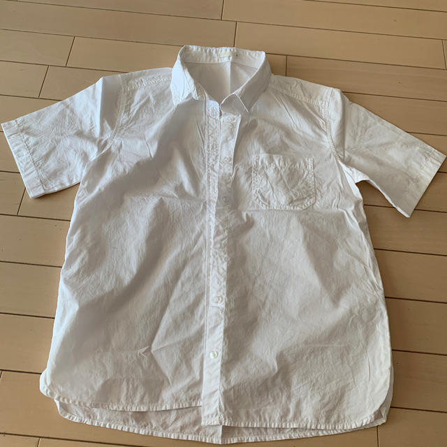 GU(ジーユー)のシャツ ブラウス レディースのトップス(シャツ/ブラウス(半袖/袖なし))の商品写真