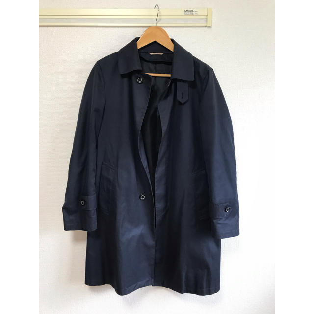 【美品】2-3万円 AOYAMA 青山 トレンチコート ブラック 無地