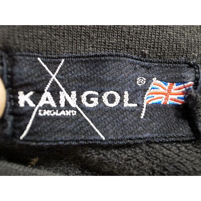 KANGOL カンゴール 重ね着風 スウェットシャツ M L 黒 2