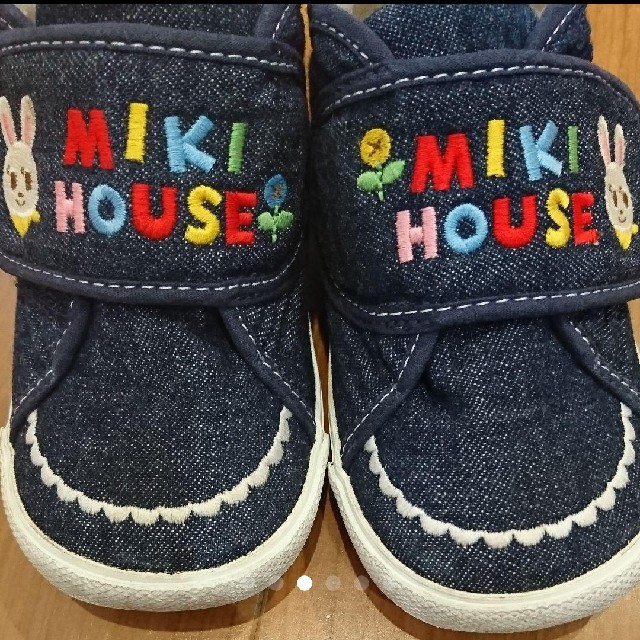 mikihouse(ミキハウス)の美品 ミキハウス スニーカー 靴 14.5 キッズ/ベビー/マタニティのベビー靴/シューズ(~14cm)(スニーカー)の商品写真