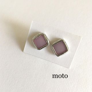 ステンドグラス 一粒ピアス①(ピアス)