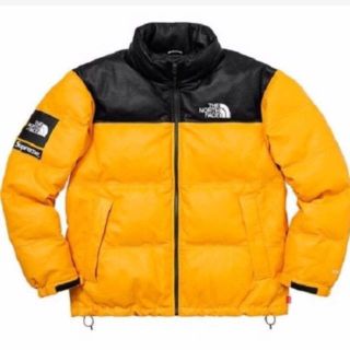 シュプリーム(Supreme)のSUPREME×THE NORTH FACE Leather Nuptse  (ダウンジャケット)