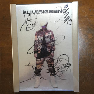 ビッグバン(BIGBANG)のBIGBNG韓国版 5th-mini-album-ALIVE-サイン入り(K-POP/アジア)