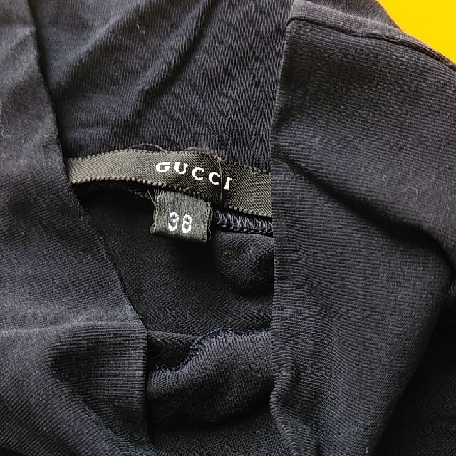 Gucci(グッチ)のGUCCI　ハイネックTｼｬﾂ レディースのトップス(Tシャツ(長袖/七分))の商品写真