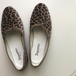 レペット(repetto)の別注 MANON レオパード(バレエシューズ)