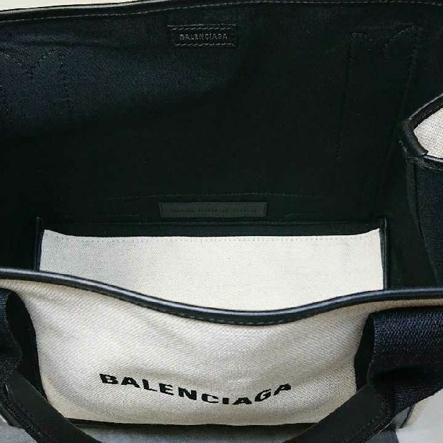 バレンシアガ(BALENCIAGA) ネイビーカバ トートバッグS！新品！新ロゴ