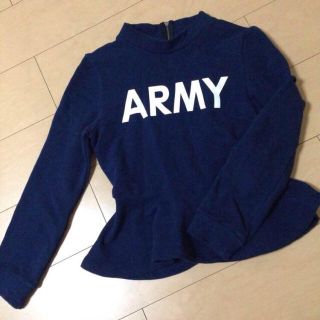 マウジー(moussy)のmoussy×ARMY コラボトップス(ニット/セーター)