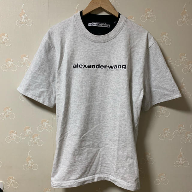 Alexander Wang - Alexander Wang ロゴTシャツ グレー 19ss