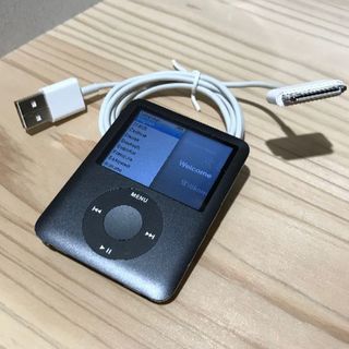 アップル(Apple)のiPOD nano 8GB ブラック(第3世代)(ポータブルプレーヤー)