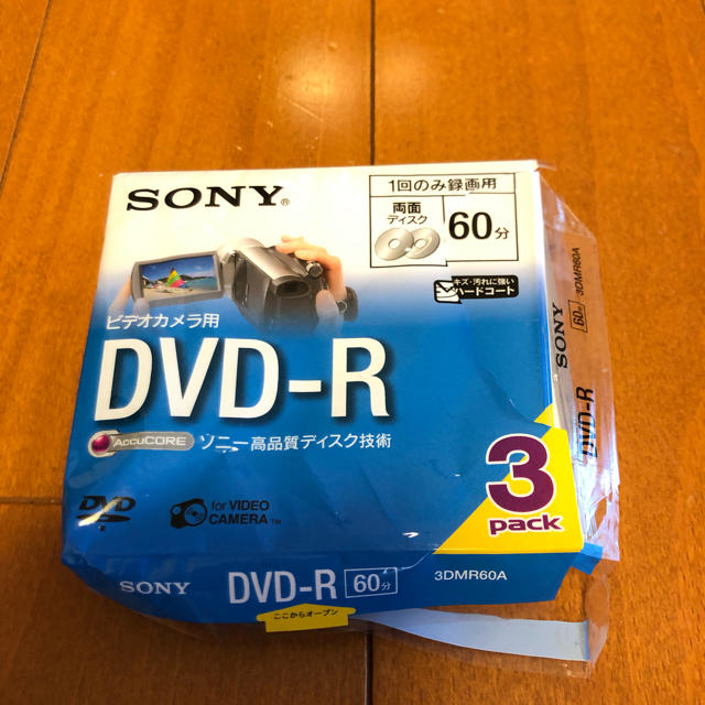 SONY(ソニー)のSONY　DVD-R60分　3パック エンタメ/ホビーのDVD/ブルーレイ(その他)の商品写真