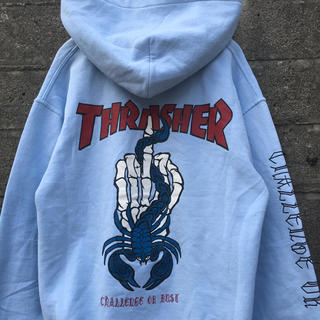 THRASHER - Thrasher×Challenger コラボパーカー レアの通販 by LEO