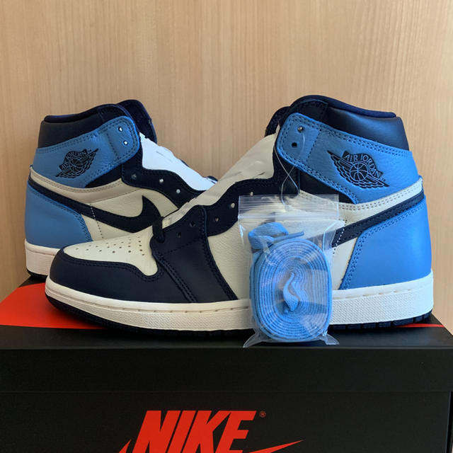 【最安値】NIKE AIR JORDAN 1 UNC OBSIDIAN 27cm