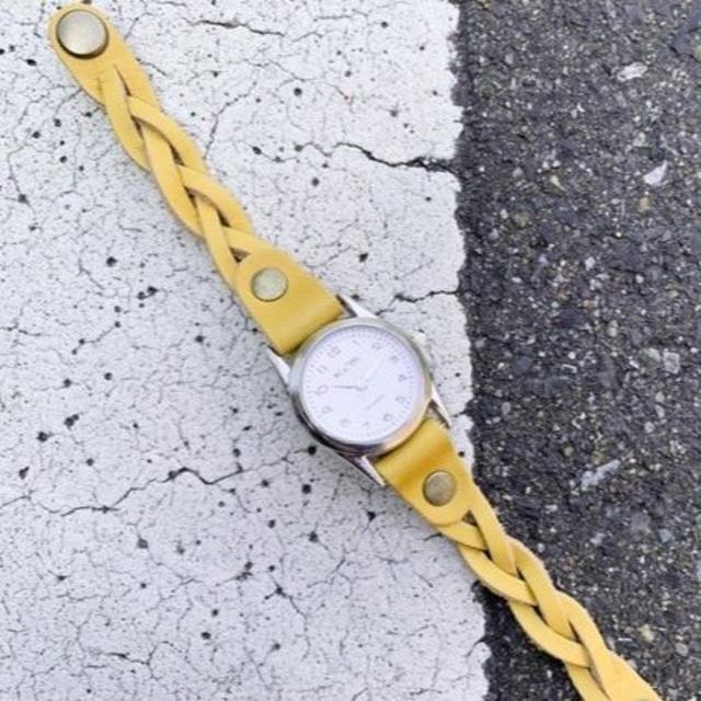 ▲EDGE 太陽に負けず劣らず☀さんさん黄色「エッジニット 腕時計」
