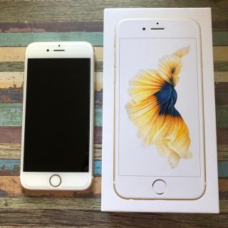 エヌティティドコモ(NTTdocomo)のiphone6s iphone 6S gold 64GB docomo 美品(スマートフォン本体)